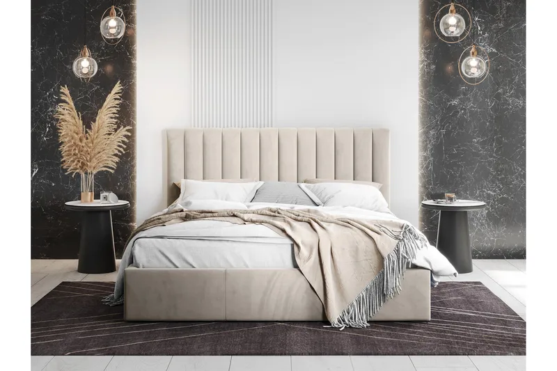 Laargard / Cosmo Sängram 120x200 cm - Beige - Möbler - Säng - Sängram & sängstomme