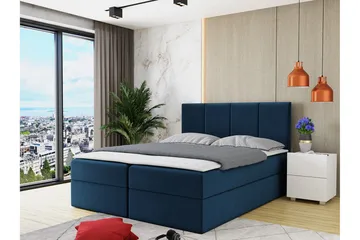 Laggano Kontinentalsäng 140x200 cm + Bäddmadrass - Svart - Möbler - Säng - Kontinentalsäng