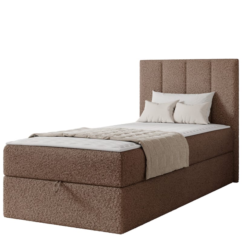 Laggano Sängpaket Kontinentalsäng 100x200 cm, brun