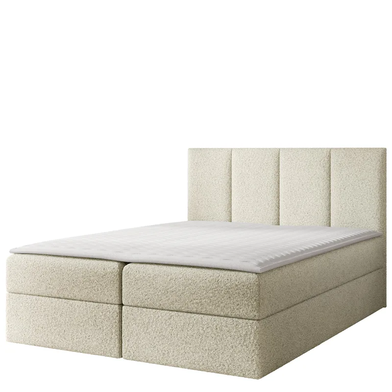 Laggano Sängpaket Kontinentalsäng 140x200 cm, crèmebeige