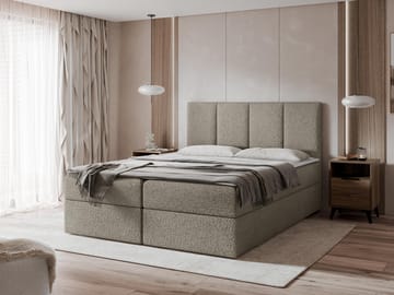 Laggano Sängpaket Kontinentalsäng 180x200 cm - taupe - Möbler - Säng - Komplett sängpaket