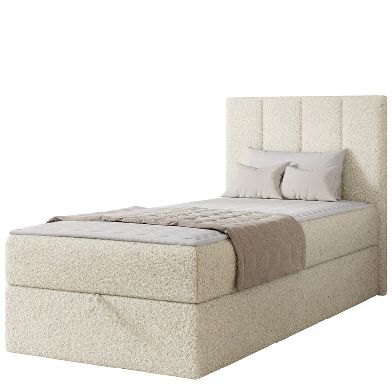 Laggano Sängpaket Kontinentalsäng 80x200 cm - Lambi 08 ljusbeige - Möbler - Säng - Komplett sängpaket