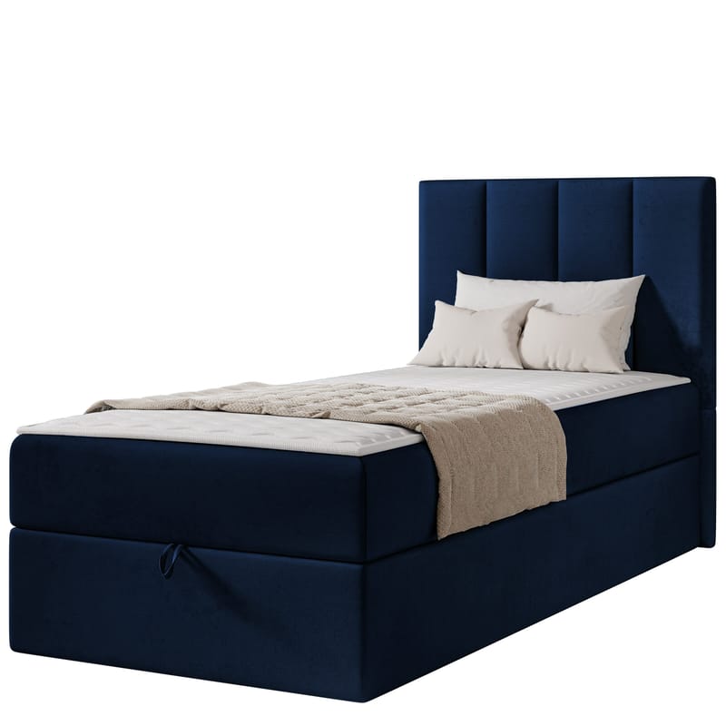 Laggano Sängpaket Kontinentalsäng 80x200 cm, Polo 891 blå