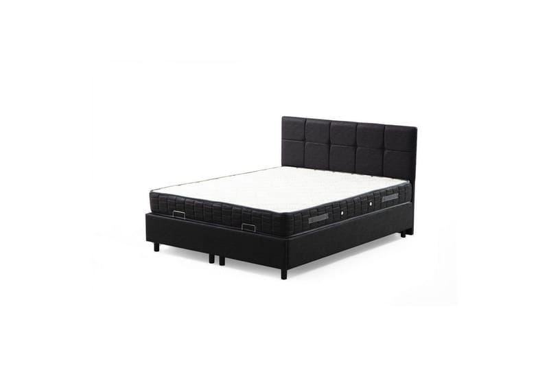 Lalmuni Sängpaket Ramsäng 150x200 cm - Antracit - Möbler - Säng - Komplett sängpaket