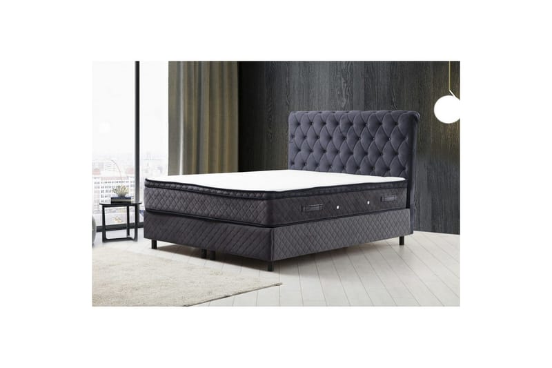 Lamoon Komplett Sängpaket 120x200 cm - Antracit - Möbler - Säng - Komplett sängpaket