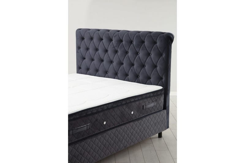 Lamoon Komplett Sängpaket 120x200 cm - Antracit - Möbler - Säng - Komplett sängpaket