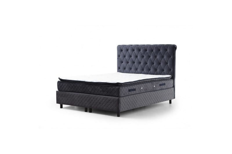 Lamoon Komplett Sängpaket 120x200 cm - Antracit - Möbler - Säng - Komplett sängpaket