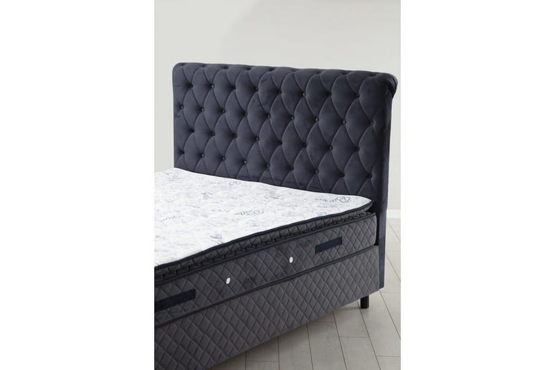 Lamoon Komplett Sängpaket 120x200 cm - Antracit - Möbler - Säng - Komplett sängpaket