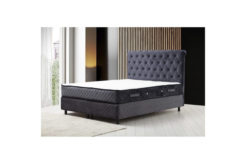 Lamoon Komplett Sängpaket 150x200 cm - Antracit - Möbler - Säng - Komplett sängpaket