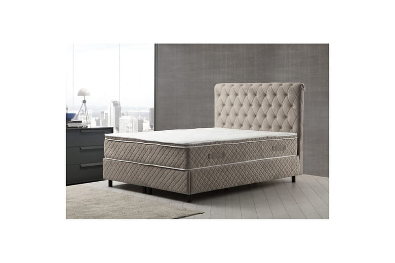 Lamoon Komplett Sängpaket 160x200 cm - Beige - Möbler - Säng - Komplett sängpaket