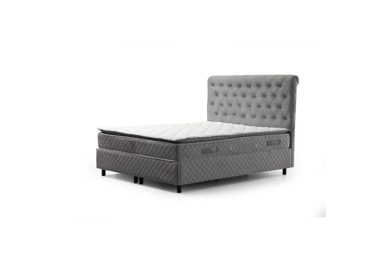 Lamoon Komplett Sängpaket 160x200 cm - Grå - Möbler - Säng - Komplett sängpaket