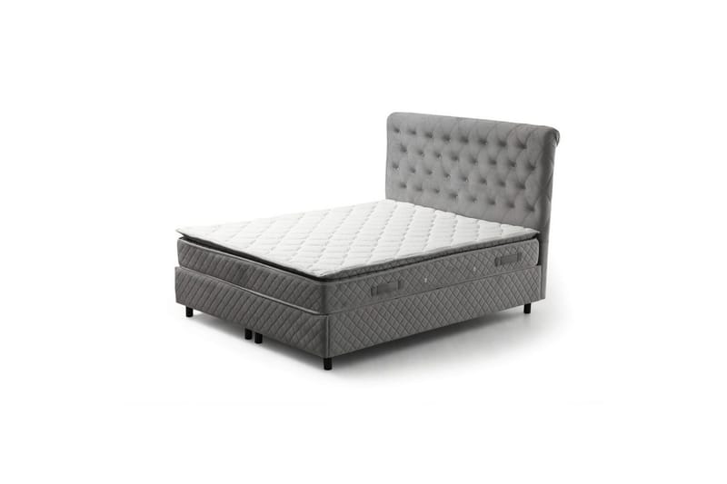 Lamoon Komplett Sängpaket 160x200 cm - Grå - Möbler - Säng - Komplett sängpaket