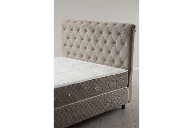 Lamoon Sängpaket Kontinentalsäng 150x200 cm - Beige - Möbler - Säng - Komplett sängpaket