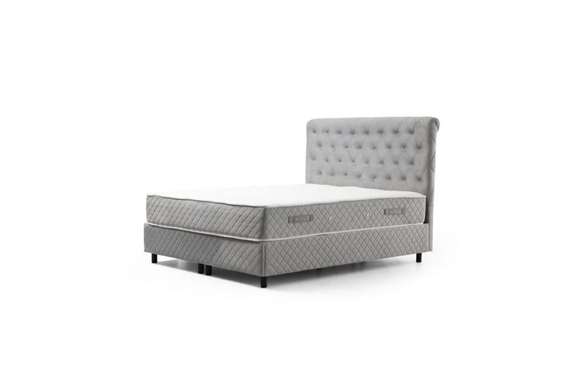 Lamoon Sängpaket Ramsäng 160x200 cm - Grå - Möbler - Säng - Komplett sängpaket