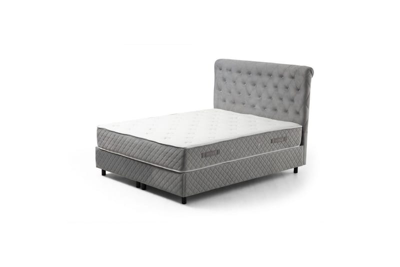 Lamoon Sängpaket Ramsäng 160x200 cm - Grå - Möbler - Säng - Komplett sängpaket