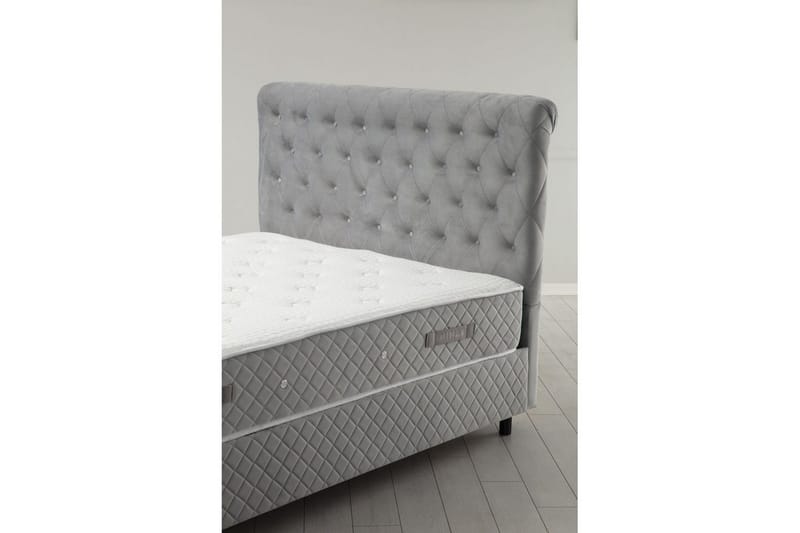 Lamoon Sängpaket Ramsäng 160x200 cm - Grå - Möbler - Säng - Komplett sängpaket