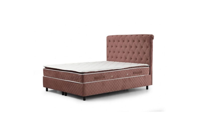 Lamoon Sängpaket Ramsäng 160x200 cm - Rodnadsrosa - Möbler - Säng - Komplett sängpaket