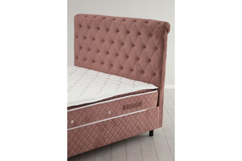 Lamoon Sängpaket Ramsäng 160x200 cm - Rodnadsrosa - Möbler - Säng - Komplett sängpaket