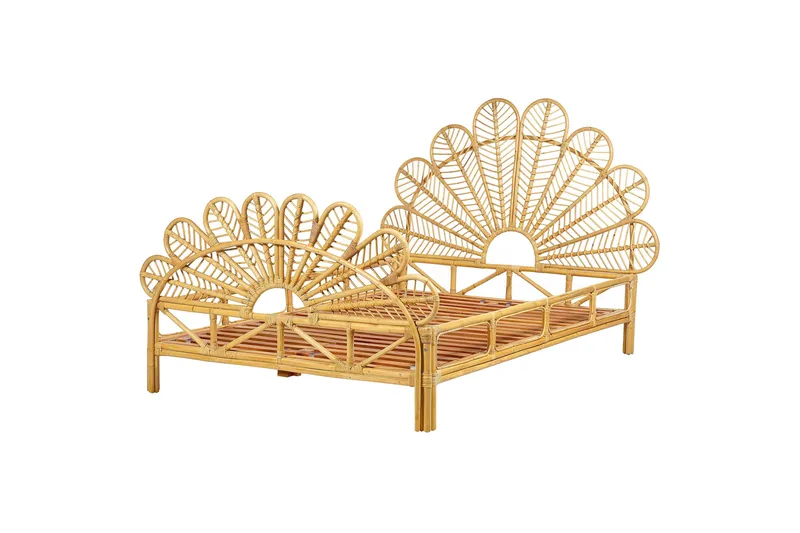 Lorentine Sängram 140x200 cm, Ljust trä