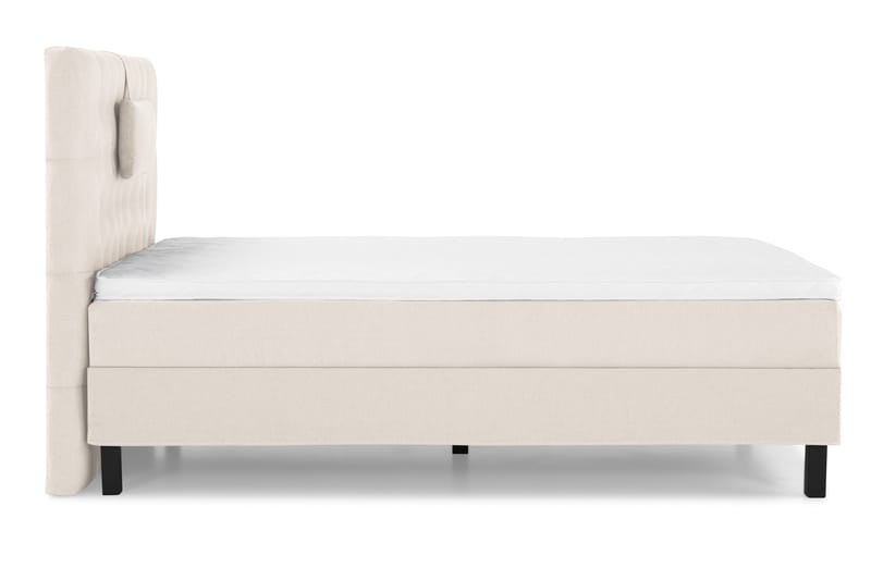 Lucky Komplett Sängpaket 120x200 Skum Diamant Sänggavel - Nackkudde Liten Beige - Möbler - Säng - Komplett sängpaket