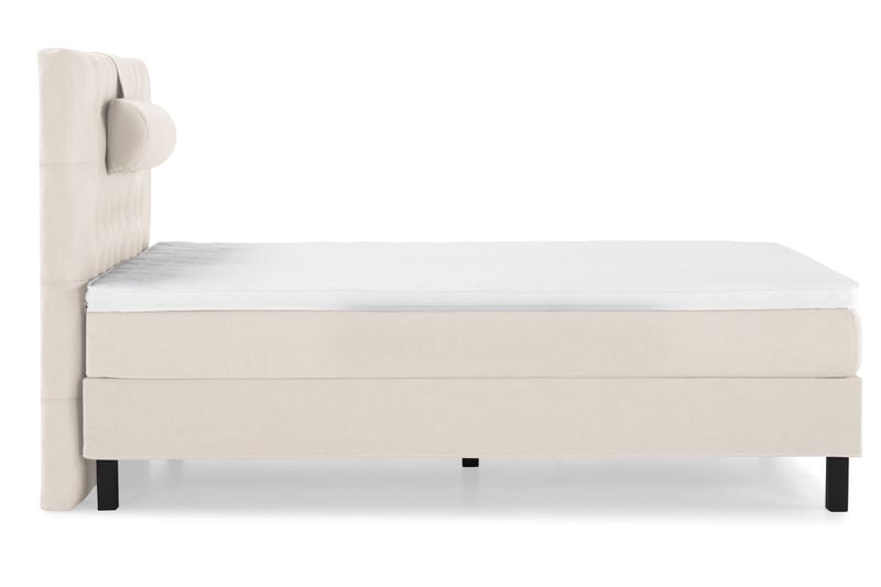 Lucky Komplett Sängpaket 120x200 Skum Diamant Sänggavel - Nackkudde Stor Beige - Möbler - Säng - Komplett sängpaket