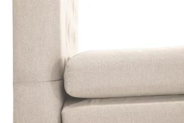 Lucky Komplett Sängpaket 120x200 Polyeter Diamant Sänggavel - Beige - Möbler - Säng - Komplett sängpaket