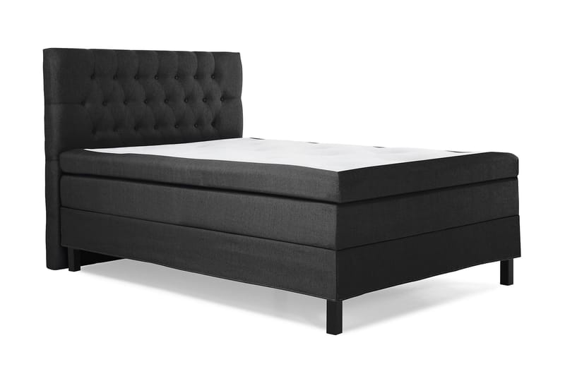 Lucky Komplett Sängpaket 120x200 Polyeter Diamant - Svart/Grå - Möbler - Säng - Komplett sängpaket