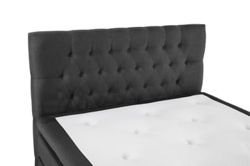 Lucky Komplett Sängpaket 140x200 Polyeter Diamant - Svart / Grå - Möbler - Säng - Komplett sängpaket
