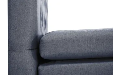 Lucky Komplett Sängpaket 160x200 Latex Diamant Sänggavel - Mörkblå - Möbler - Säng - Komplett sängpaket
