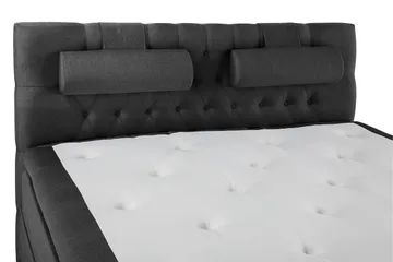 Lucky Komplett Sängpaket 160x200 Polyeter Diamant - Nackkudde Stor Svart/Grå - Möbler - Säng - Komplett sängpaket
