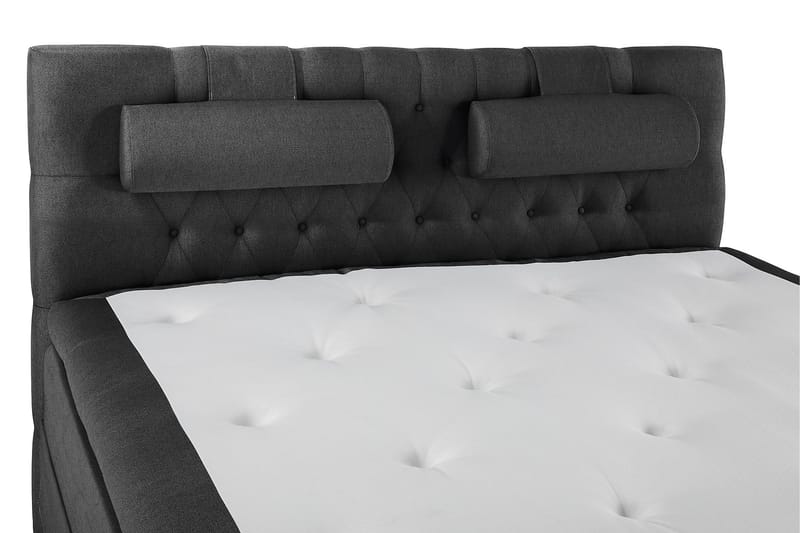 Lucky Komplett Sängpaket 160x200 Polyeter Diamant - Nackkudde Stor Svart/Grå - Möbler - Säng - Komplett sängpaket