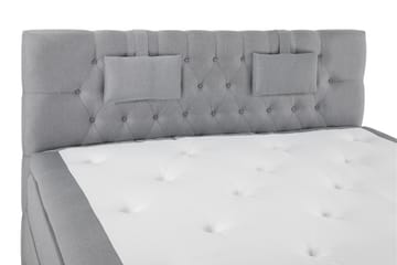 Lucky Komplett Sängpaket 180x200 Memory Diamant - Nackkudde Liten Mellangrå - Möbler - Säng - Kontinentalsäng