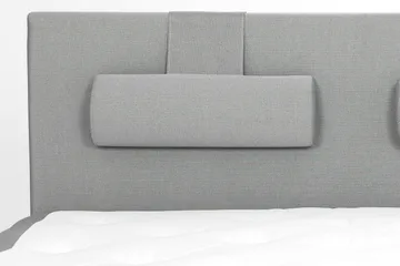 Lucky Komplett Sängpaket 180x200 Skum Slät Sänggavel - Nackkudde Stor Mellangrå - Möbler - Säng - Kontinentalsäng