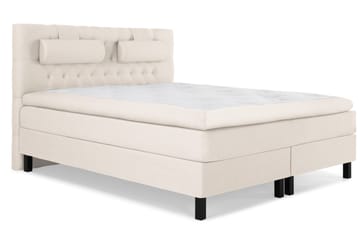 Lucky Komplett Sängpaket 180x200 Polyeter Diamant Sänggavel - Nackkudde Stor Beige - Möbler - Säng - Kontinentalsäng