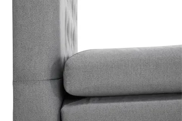 Lucky Komplett Sängpaket 180x200 Polyeter Diamant Sänggavel - Grå - Möbler - Säng - Komplett sängpaket
