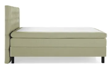 Lucky Komplett Sängpaket 180x200 Polyeter Diamant Sänggavel - Grön - Möbler - Säng - Komplett sängpaket