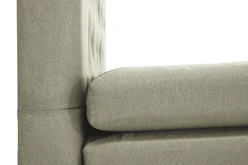 Lucky Komplett Sängpaket 180x200 Polyeter Diamant Sänggavel - Grön - Möbler - Säng - Komplett sängpaket