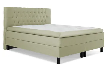 Lucky Komplett Sängpaket 180x200 Polyeter Diamant Sänggavel - Grön - Möbler - Säng - Komplett sängpaket