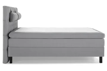 Lucky Komplett Sängpaket 180x200 Polyeter Diamant Sänggavel - Grå - Möbler - Säng - Komplett sängpaket