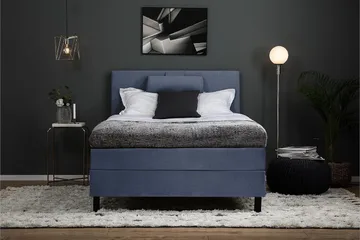 Lucky Kontinentalsäng 120x200 cm - Mörkblå - Möbler - Säng - Komplett sängpaket