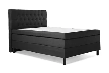 Lucky Kontinentalsäng 140x200Polyeter - Svart/Grå - Möbler - Säng - Komplett sängpaket