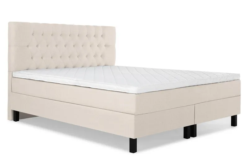 Lucky Kontinentalsäng 160x200 cm - Beige - Möbler - Säng - Komplett sängpaket