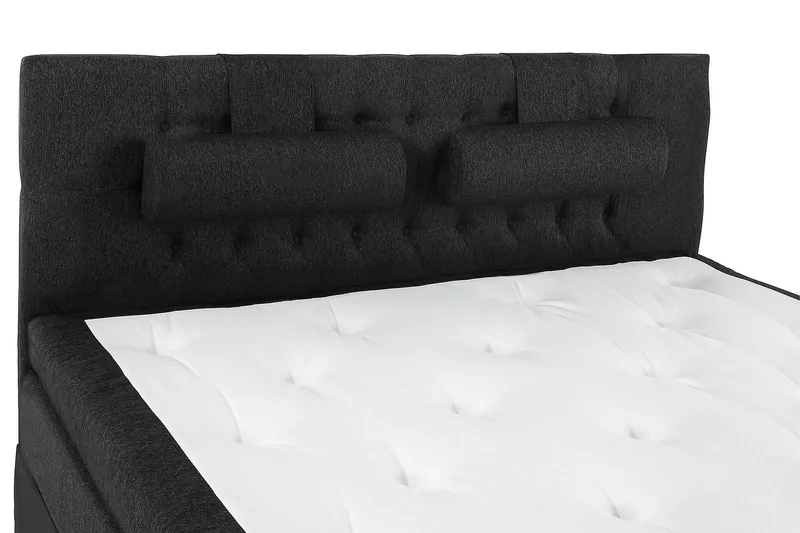 Lucky Kontinentalsäng 160x200 cm - Svart/Grå - Möbler - Säng - Komplett sängpaket