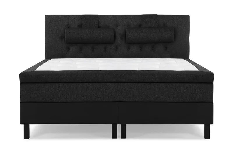 Lucky Kontinentalsäng 160x200 cm - Svart/Grå - Möbler - Säng - Komplett sängpaket