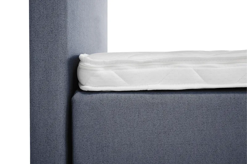 Lucky Sängpaket 150x200 SkumSlät Sänggavel Nackkudde - Nackkudde Stor Mörkblå - Möbler - Säng - Kontinentalsäng