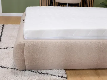 Lunna Sängram med förvaring 140x200 cm - beige - Möbler - Säng - Sängram & sängstomme