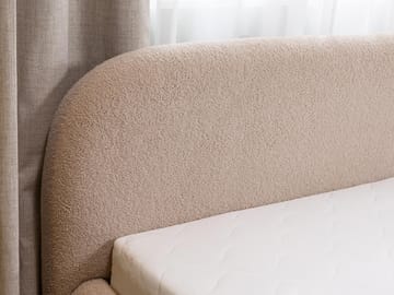 Lunna Sängram med förvaring 160x200 cm - beige - Möbler - Säng - Sängram & sängstomme