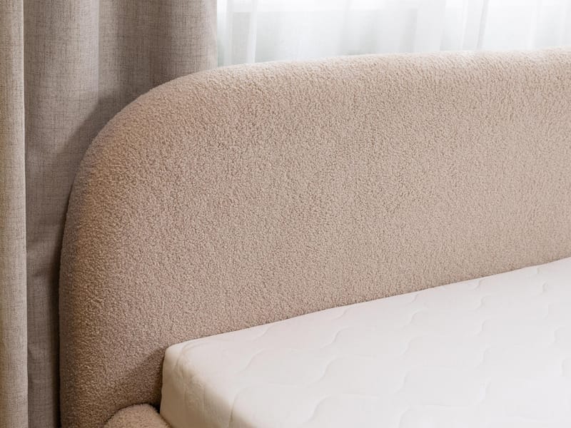 Lunna Sängram med förvaring 160x200 cm - beige - Möbler - Säng - Sängram & sängstomme