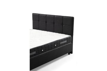 Madrass, Botten & Sänggavel för Enkel Säng Sudalmuni set antracit - 90 x 114 x 190 cm - Möbler - Säng - Komplett sängpaket
