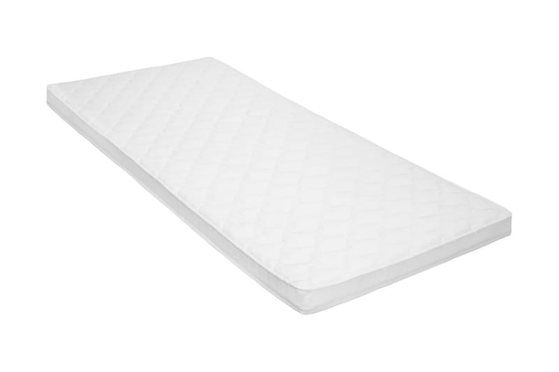 Bäddmadrass 100x200 cm kallskum äggprofil 6 cm - Vit - Möbler - Säng - Madrasser - Bäddmadrass